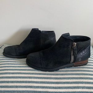SOREL suede booties
